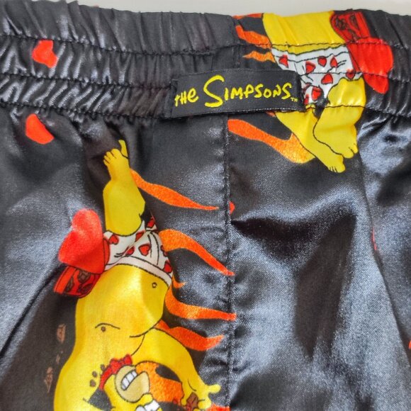 The Simpsons Homer Simpson pyjama pants men's size XL black graphic design - Picture 4 of 13